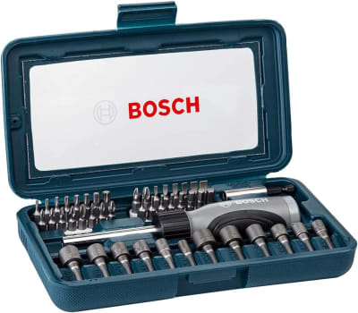 Kit De Pontas E Soquetes Para Parafusar Bosch - 46 Peças