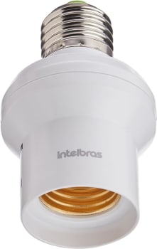 Interruptor Inteligente Soquete E27 EWS 400 Branco Intelbras