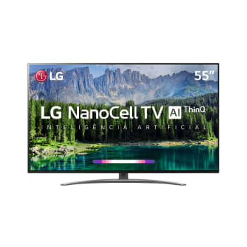  Smart TV LED 55" LG SM8600 NanoCell 4K, IPS, HDR com Dolby Vision - Atmos, WebOS 4.5, Inteligência Artificial