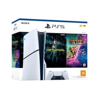 Console Sony PlayStation 5 Slim Branco + 2 Jogos - 1000038899