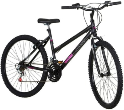 Bicicleta Aro 26 Ultra Bikes Feminina Preto 18 Marchas Freios V-Brake