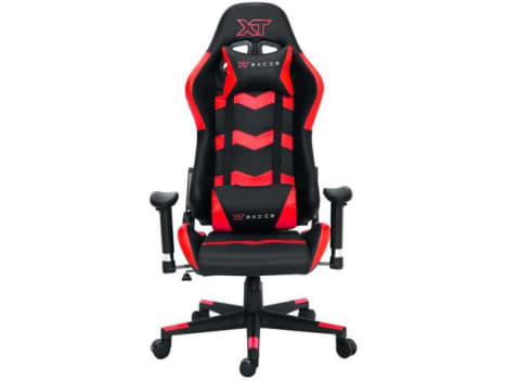 Cadeira Gamer XT Racer Reclinável - Preto e Vermelha Speed Series XTS140 - Magazine Ofertaesperta