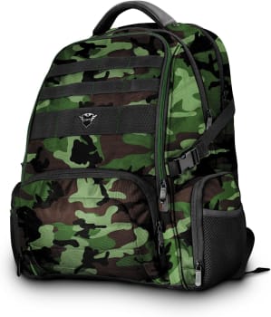 Trust MOCHILA GXT1250C HUNTER BACKPACK GRN, Preta, Médio, T23868