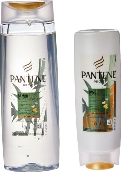 Kit Pantene Bambu Shampoo 400ml e Condicionador 175ml