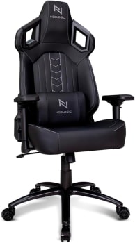 Cadeira Gamer Sirius, Pistão Classe 4, 4D, Reclinável Até 160, Suporta Até 150kg - NEOLOGIC (Preto)