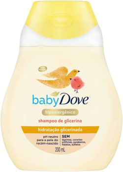 Baby Dove Shampoo Hidratação Glicerinada 200 ML