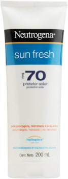 Neutrogena Sun Fresh Protetor Solar Corporal FPS 70, 200ml