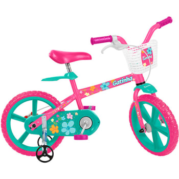 Bicicleta Infantil Bandeirante Gatinha Aro 14