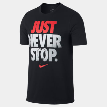 Camiseta Nike Dry Just Never Stop Masculina - Preto