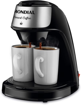 Cafeteira Elétrica Smart Coffe Mondial Preto/Inox 500W - C-42-2X-BI