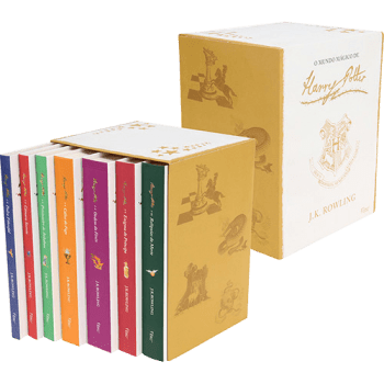 Livro - Box O mundo Mágico de Harry Potter - 7 livros (Capa Branca)