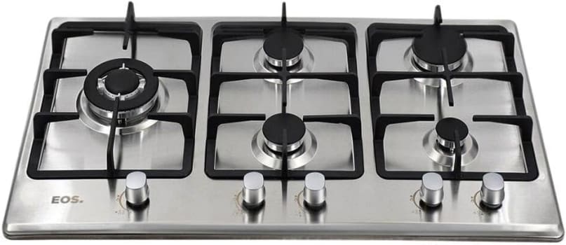 Cooktop a Gás 05 Bocas Eos ECG05IB 90cm, Bivolt (Inox)