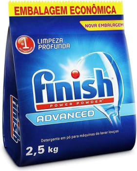 Finish - Detergente para Lava Louças em Pó 2,5kg