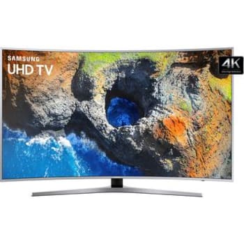 Smart TV LED Curva 55" Ultra HD 4K Samsung 55MU6500 com Conversor Digital 3 HDMI 2 USB Wi-Fi Integrado Smart Tizen