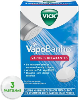 Vicks Vapores Relaxantes Vick Vapobanho 3 Unidades