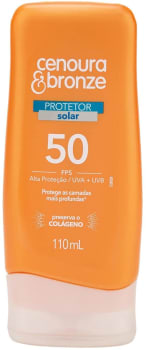 Protetor Solar Cenoura e Bronze Fps50 110ml