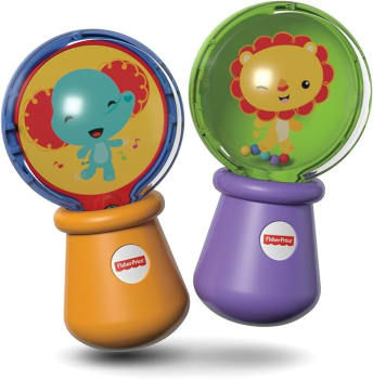 Maracas Divertidas Fisher Price, Mattel, Verde