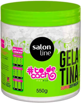 Gelatina #todecacho Não Sai Da Minha Cabeça! Salon Line 550g