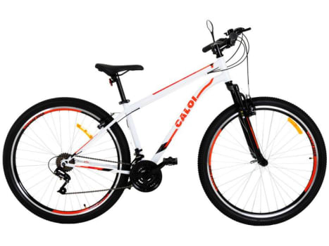 Bicicleta Aro 29 Caloi Velox Freio V-Brake - Aço 21 Marchas - Bicicleta Mountain Bike - Magazine