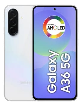 Smartphone Samsung Galaxy A36 5G 128GB 6GB RAM Câmera Tripla de até 50MP Selfie de 12MP IP67 Super AMOLED 6.7'' NFC Recursos AI Android e Segurança