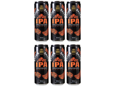 Cerveja Baden Baden American IPA Ale 6 Unidades - Lata 350ml - Cerveja - Magazine OfertaespertaLogo LuLogo Magalu