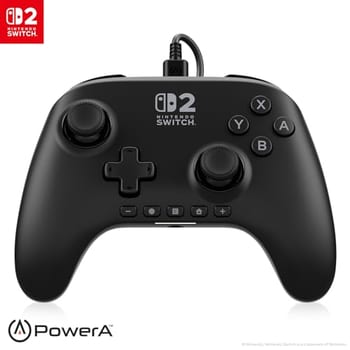 PowerA Controle Advantage com Fio para Nintendo Switch 2 - Preto, Licenciado, Efeitos Hall, Botões Mapeáveis, Pro Controller, Botão-C, Controles de