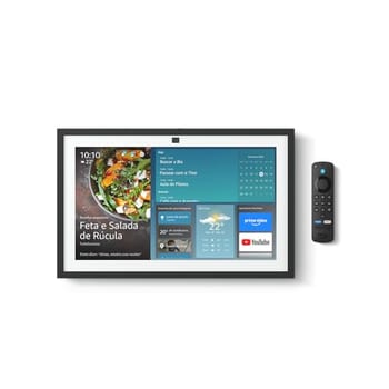 Echo Show 15 (Geração mais recente) | Smart display Full HD de 15,6” com Alexa, experiência Fire TV e controle remoto por voz, com Acesso Antecipado à