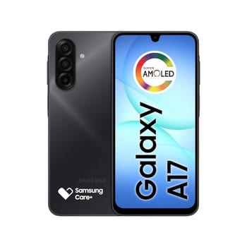 Celular Samsung Galaxy A17, 256GB, 8GB, 50MP Tela 6.7", IP54 - Preto