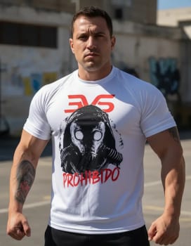 Camiseta Prohibido Linha Fitness - 3vs Nutrition