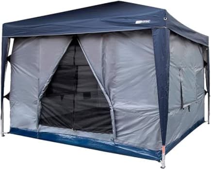 Nautika, Barraca, Parede para Tenda 3x3m Transform para 5/6 Pessoas, Confortável e Resistente, Ideal para Camping, Viagens, Aventuras, Com Coluna D'Água 3000 mm