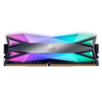 Memória RAM XPG Gammix D60G RGB 8GB 3200MHz DDR4 CL16 Cinza - AX4U32008G16A-ST60