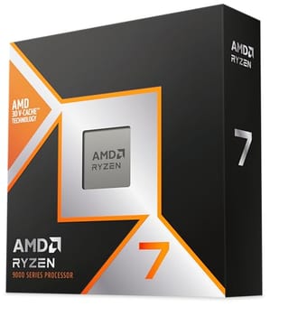 Processador AMD Ryzen 7 9800X3D (AM5/ 8 Cores/ 16 Threads/ 5.2 GHz/ 104Mb Cache/Radeon Graphics/Sem Cooler)