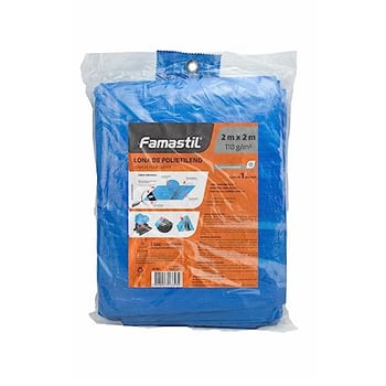 Famastil Lona De Polietileno Azul 2X2