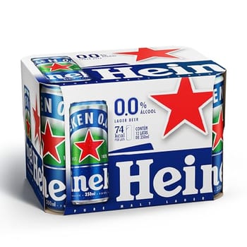 Heineken Cerveja Zero Lata 350ml Pack 12 Unidades