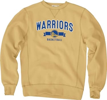 Blue 84 Moletom padrão NBA oficialmente licenciado com gola redonda de lã lixada cor alternativa