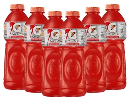 Isotônico Gatorade, Morango com Maracujá, Garrafa 500ml, Pack com 6 unidades