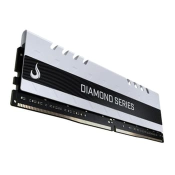 Memória RAM Rise Mode Diamond Series 16GB 3200Mhz DDR4 para Desktop 1.35v, CL19, Branco - RM-D4-16G-3200DW