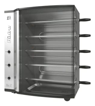 Churrasqueira Elétrica Hidro CHE 15155 5 Espetos Aço 3.03kW