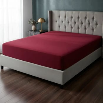 Lençol Casal 100% Algodão Malha Cama Box Fio Com Elástico