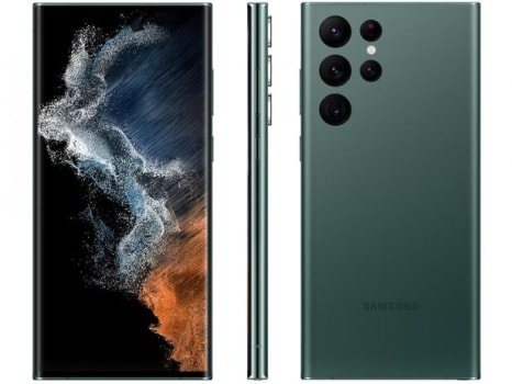 Smartphone Samsung Galaxy S22 Ultra 256GB Verde 5G - 12GB RAM 6,8” Câm. Quádrupla Snapdragon - Magazine Ofertaesperta