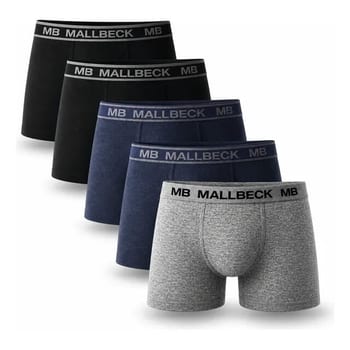 Kit 5 Cuecas Boxer Original Algodão Cotton
