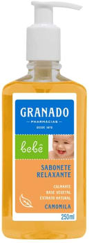 2 Unidades -  Sabonete Liquido Bebe Camomila Granado - 250ml