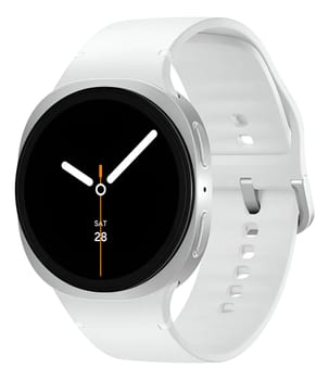 Samsung Galaxy Watch8 Smartwatch 40mm Lte, Galaxy Ai Caixa Prata Pulseira Prata Bisel Prata