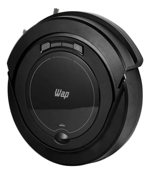 Robô aspirador Robot W90 varre aspira e passa pano 30w Wap cor preto