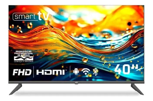 Smart Tv Hq 40 Full Hd Android 12 Design Slim Hqs40nkhm