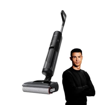 Dreame H60 GT, Aspirador Vertical Sem Fio Seco e Úmido, Sucção 21kPa, Manuseio Leve, 0 Emaranhados, Reclinável 180°, Limpeza com Escova Dupla, Lavagem