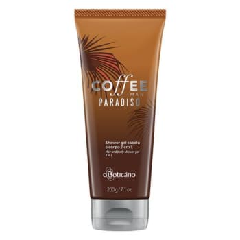 Coffee Man Paradiso Shower Gel Cabelo e Corpo, 200g