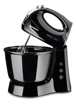 Batedeira Prática Mondial Preto 400W B-44-B