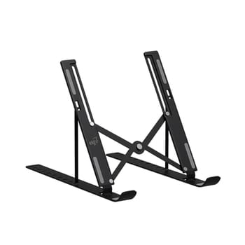 Suporte de Mesa Portátil para Notebook/Laptop de 10" a 17,3", 10 Níveis de Regulagem, Dobrável, Inclui Bolsa de Transporte, Preto, NTB8520B, ELG