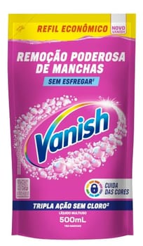 Tira Manchas Vanish Líquido Multiuso para roupas coloridas Refil Econômico 500ml